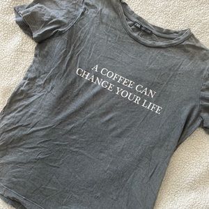 Zara t-Shirt | Zara Logo shirt, Grey Khaki Graphic t-shirt